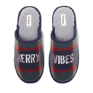 Dearfoams Mens Slippers
Sz M 9-10 Merry Vibes NWT 🏷 great gift!